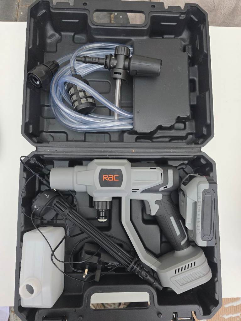 RBC Cordless Pressure Washer – As Good As New, with Battery