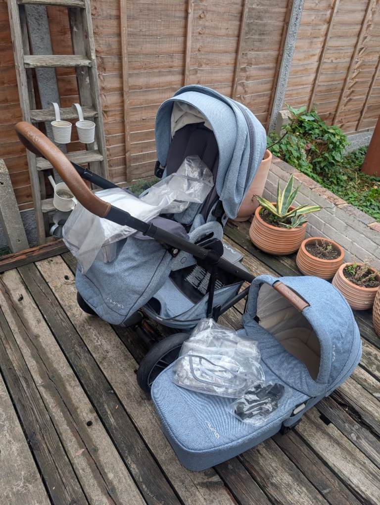 Nuna Mixx Next Pushchair with Carrycot – Aspen Blue