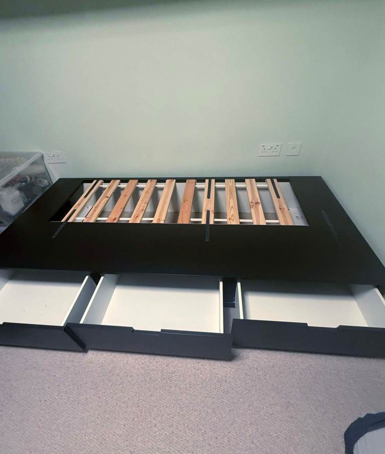 Ikea Nordli Single bed base and Ikea Morgedal Mattress