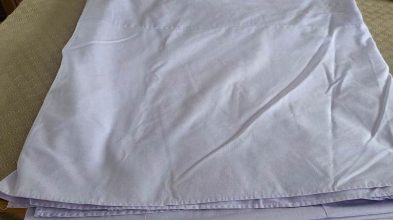 Cosmopolitan Double Lilac Valance Sheet