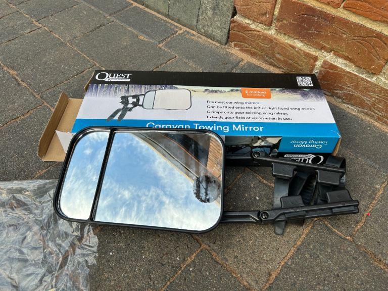 Quest caravan towing mirror