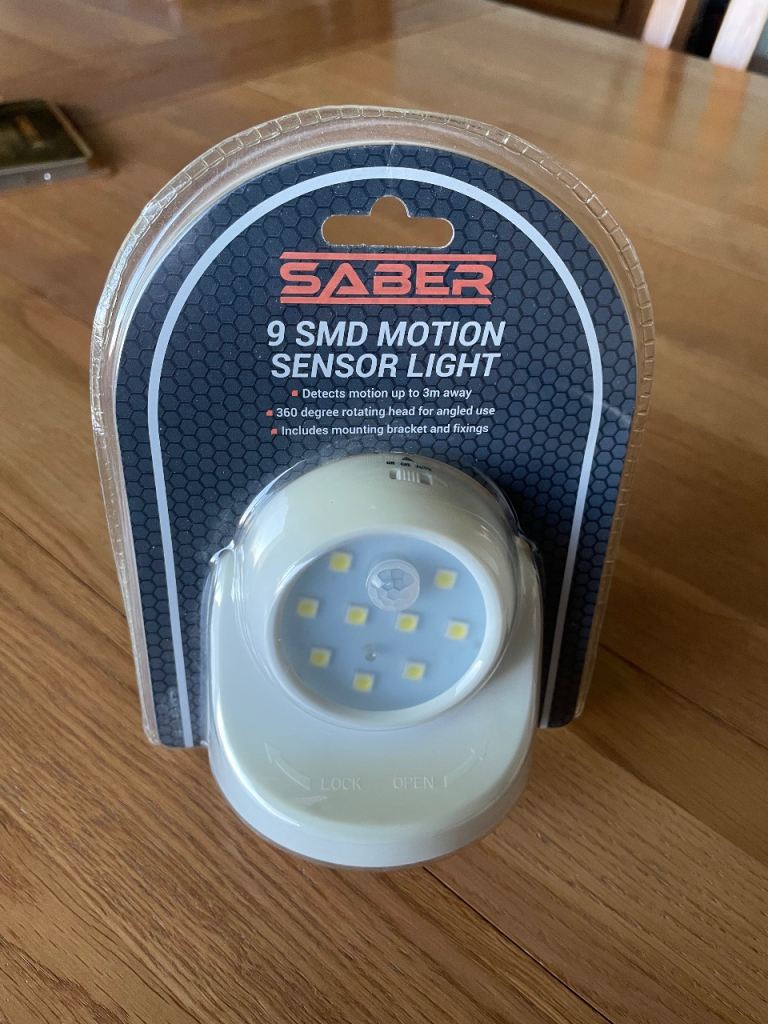 9 SMD Motion Sensor Light