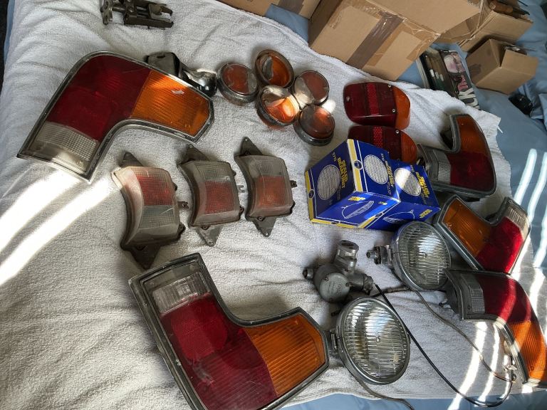 Vintage car part parts.job lot.