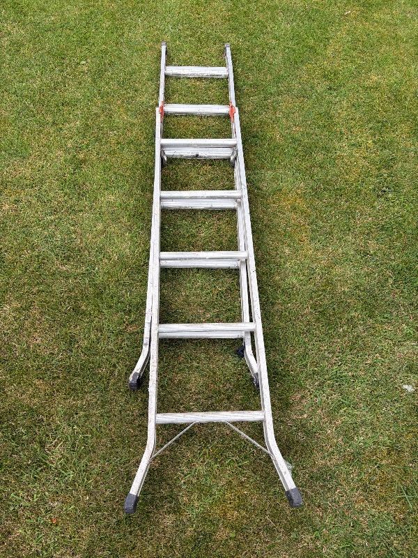 Sturdy Metal Multi-Function Ladder – Good Condition