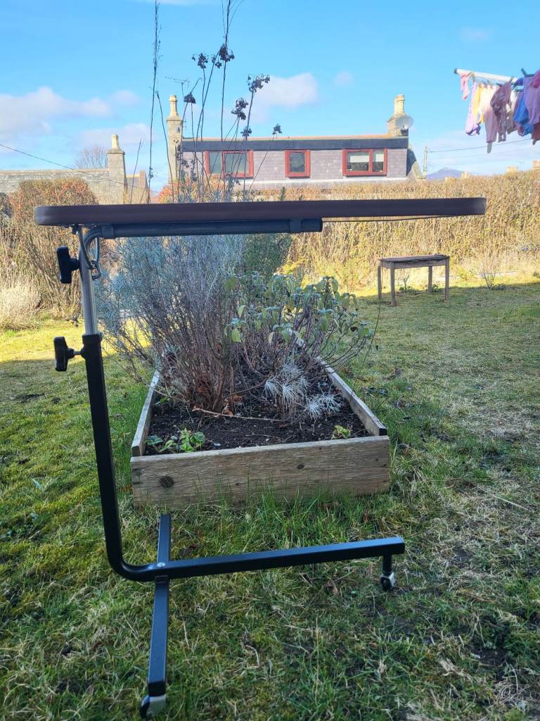 image for Trolley table - Wheeled Tilting table - trolley