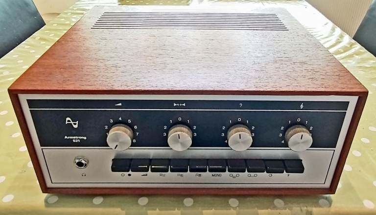 ARMSTRONG 521 Stereo Hi-Fi Amplifier BEST QUALITY VINTAGE BARGAIN 