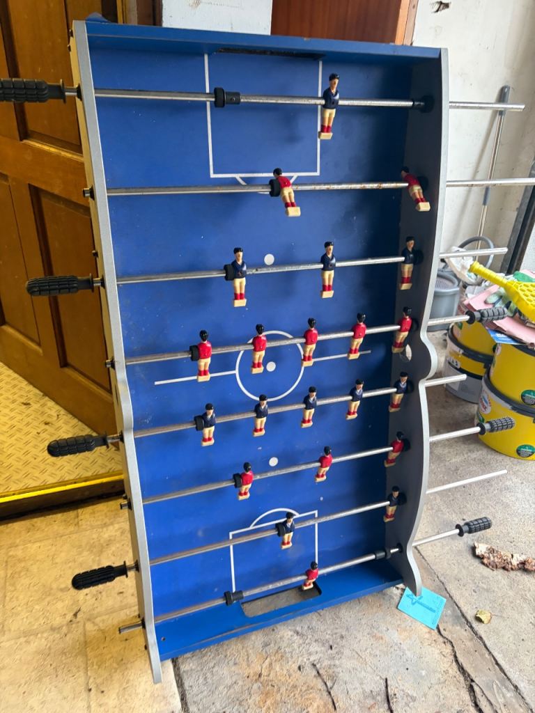 Table Football Game – Blue, Good Condition