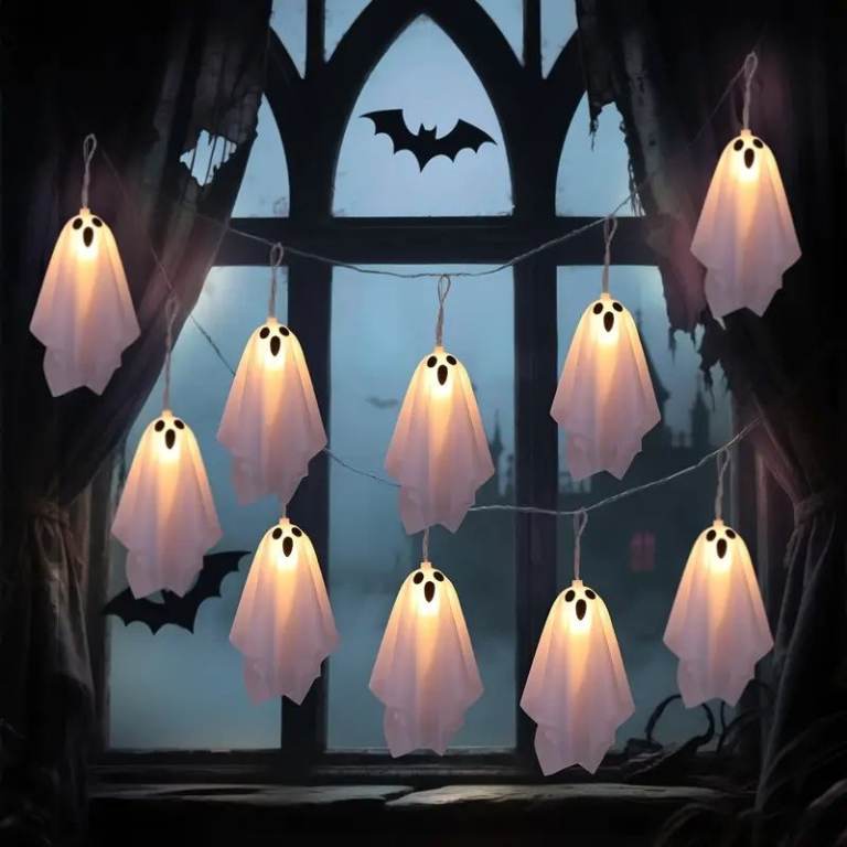 Halloween 10 Ghost Lights