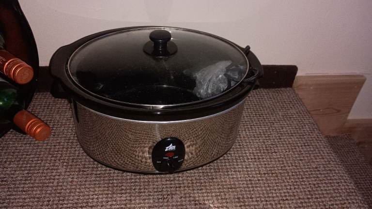Team International 6.5L Stainless Steel Oval Slow Cooker new 