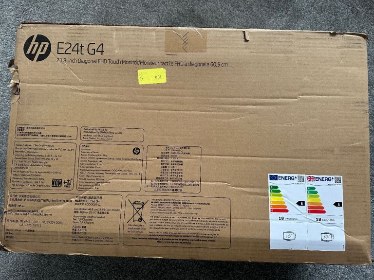 HP E24t G4 FHD Touch Monitor