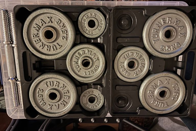 TurnerMAX Cast Iron Weight Set
