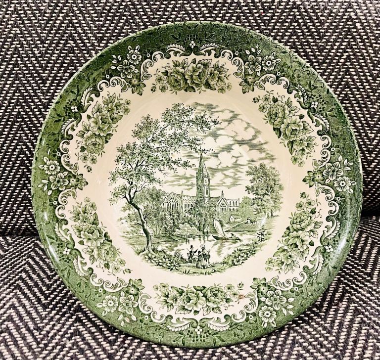 Staffordshire pottery plate/ bowl
