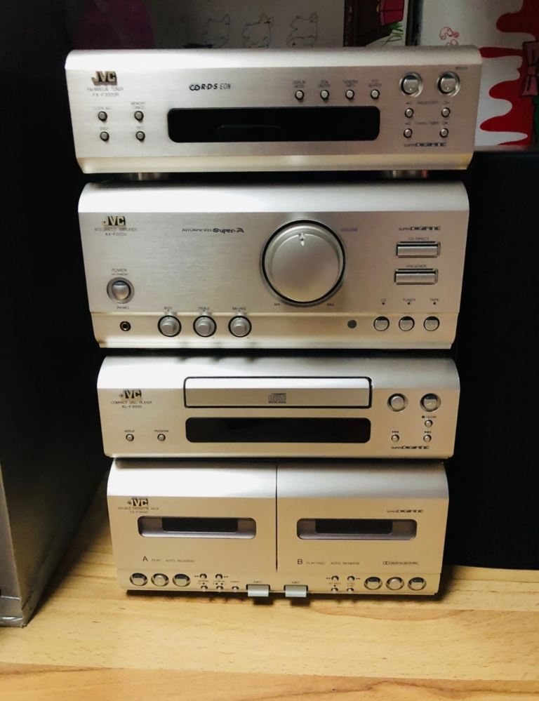 Vintage retro Hifi stereo system 