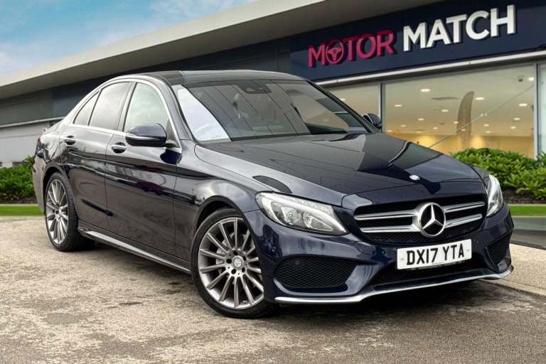 2017 Mercedes-Benz C Class 1.6 C200d AMG Line (Premium Plus) G-Tronic+ Euro 6 (s/s) 4dr Saloon DI...