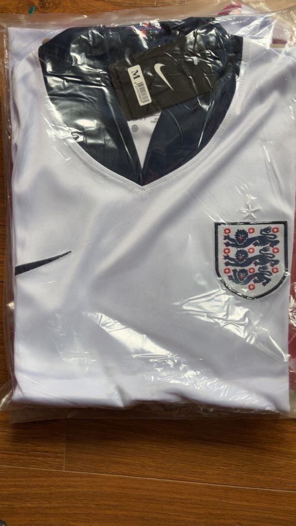 New Nike England Football Shirt - White, Size M to XL