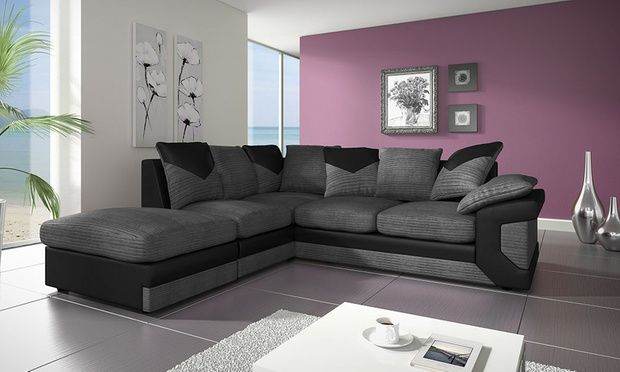 Dino 5 Seater Corner - L Shape Sofa With Comfortable Seats - Amazing Price - Today Delivery ]]]