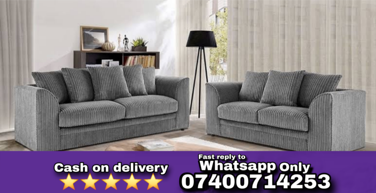 Elegant Brand new corner sofa here 3+2 seater on sale • Limited stock • Sale ending soon