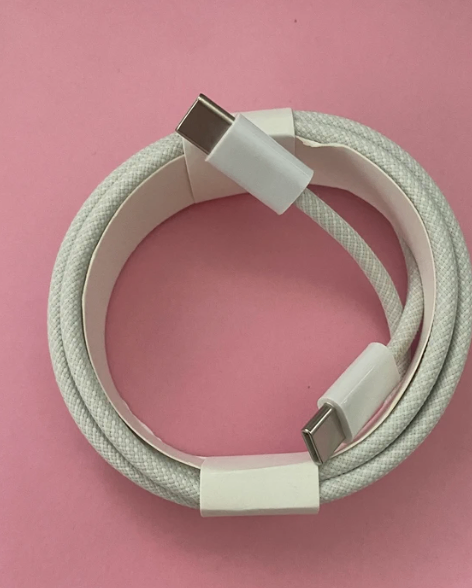 60W PD Type C to Type C (USB C) braided 2 meter charging data cable