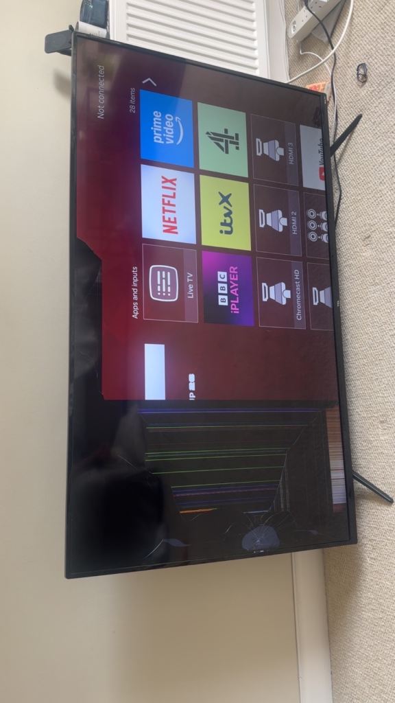  Smart TV for Parts or Repair with remote 