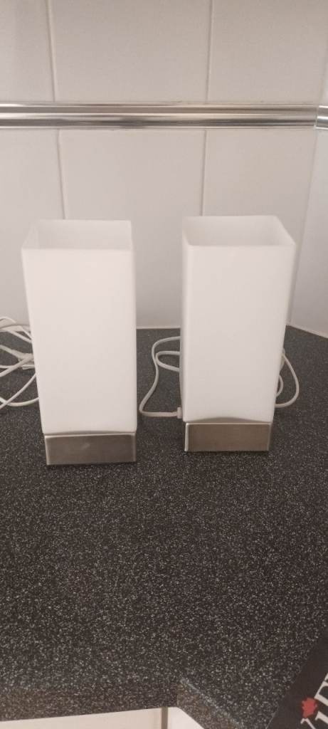 Two bed side lamps