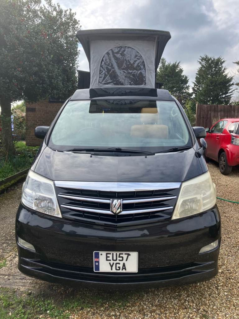 Toyota Alphard Automatic, 2008, 2360 (cc), pop top campervan for sale