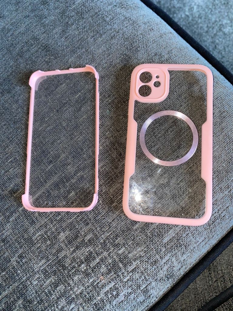 Pink iPhone Case with MagSafe Ring – As New