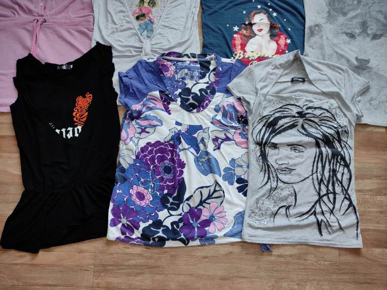 7 x ladies women, casual tops, t-shirts