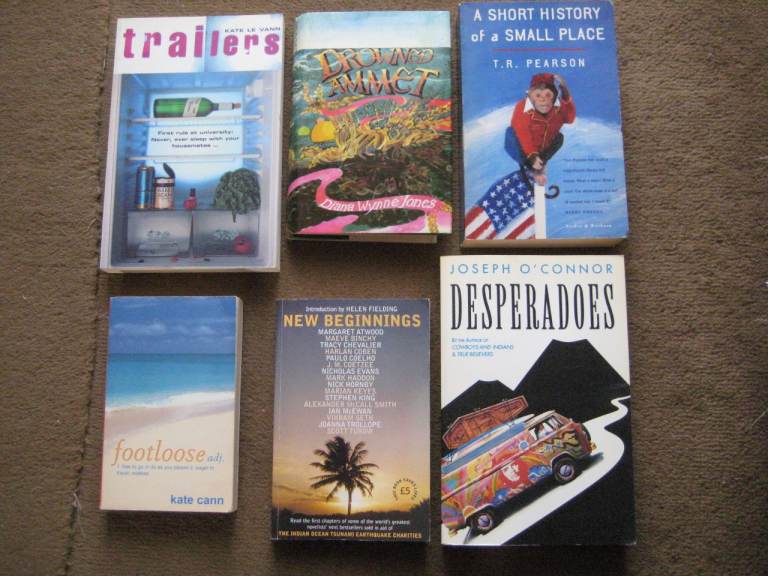 6 Books: 5 Easy Read Paperbacks and One Slightly Marked Hardback: All 6 for £3.00 