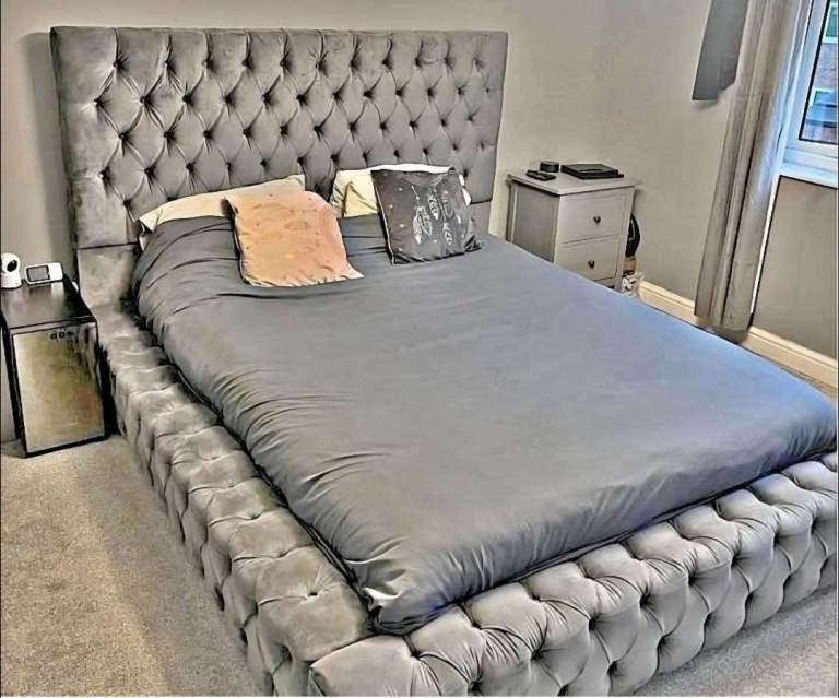 Grey colour Ambassador Double Bed in excellent condition 