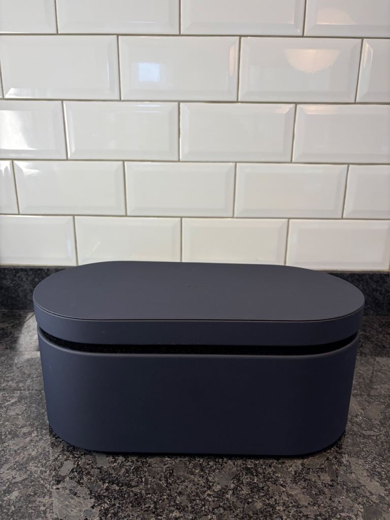 Dyson Supersonic hair dryer presentation box storage case for accessories and hair dryer Blue 