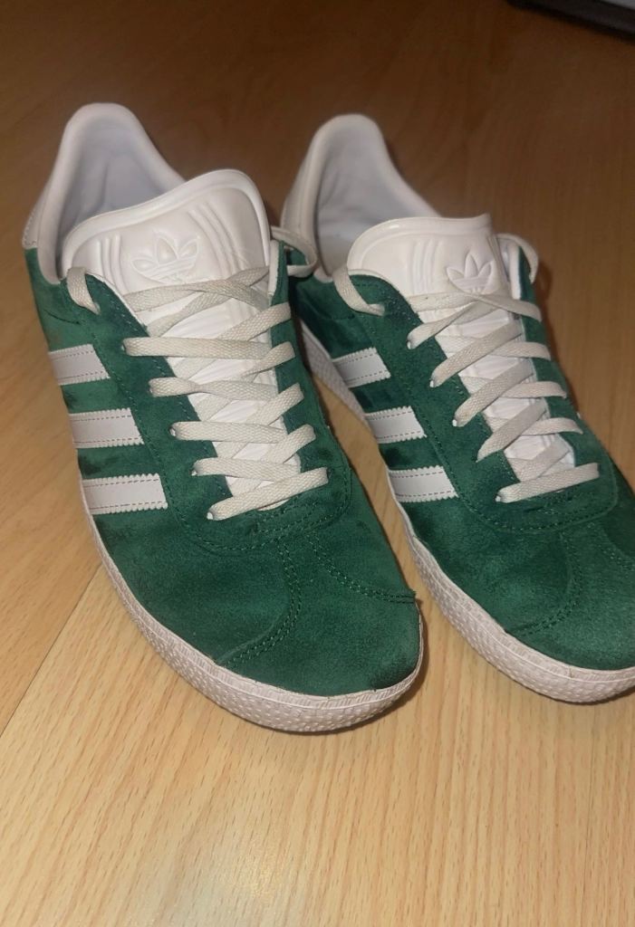 adidas gazelle silver green womens Adidas Gazelle Leather Spikeless Golf Shoes – Fairway Styles main image 0