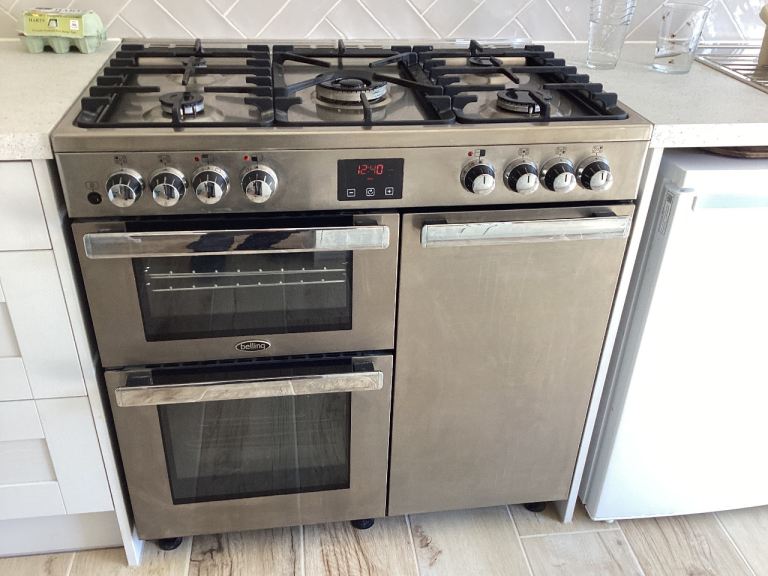 Belling dual fuel 900mm range cooker