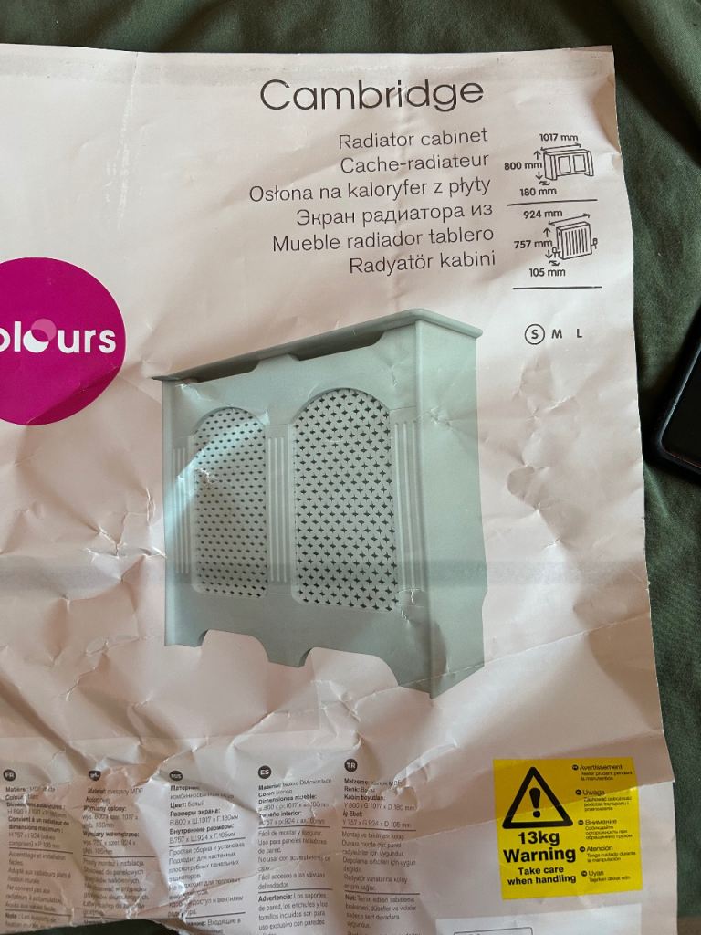 £20 Brand new from B&Q white in sealed box 3 available 