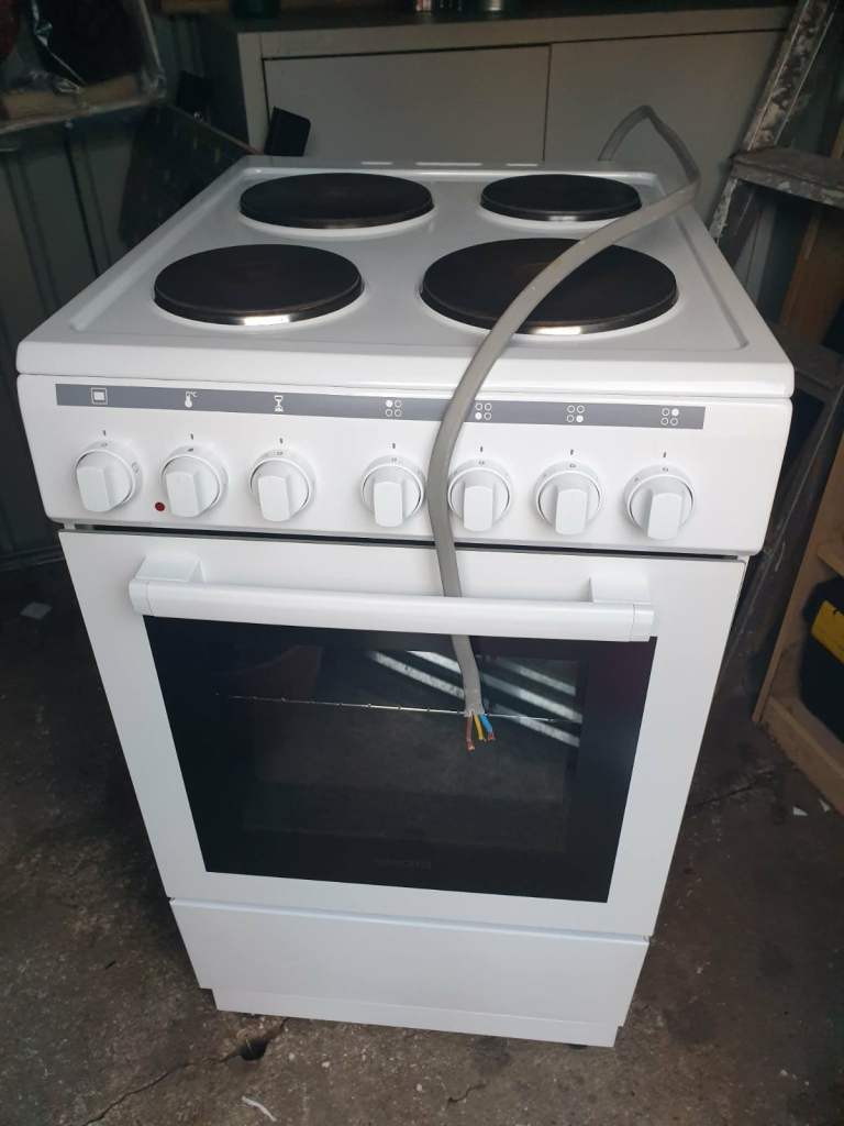 Electra BEF50SEW 50cm Electric Cooker – White, Good Condition