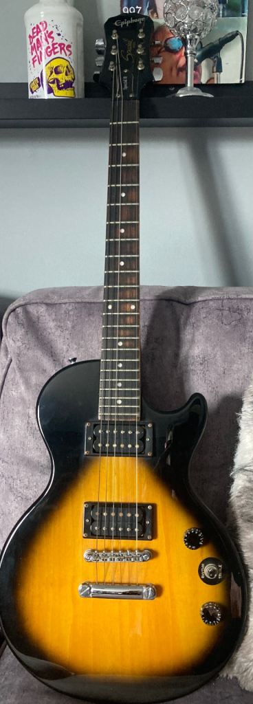 Epiphone Electric Guitar - Sunburst Finish, Good Condition