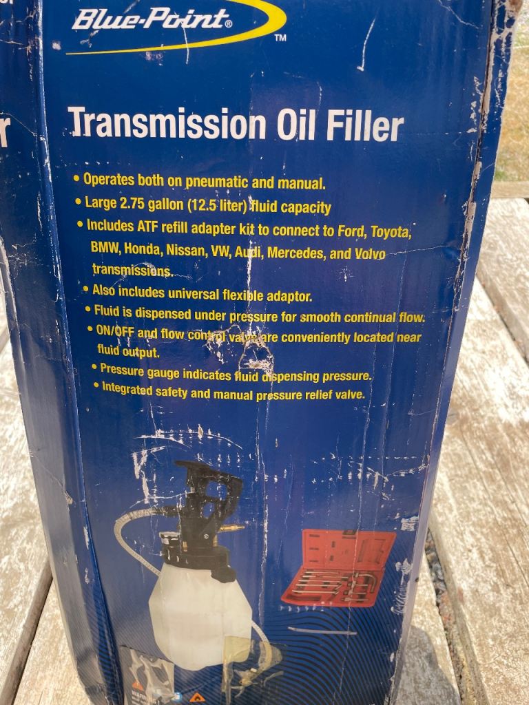 Blue-Point Transmission Oil Filler - Pneumatic/Manual 12.5L