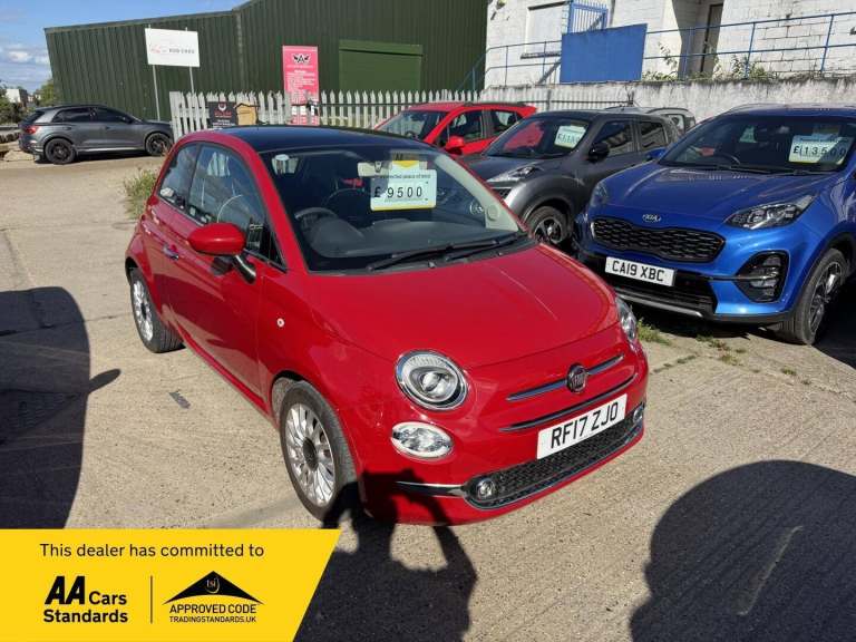 2017 Fiat 500 1.2 Lounge 3dr Dualogic HATCHBACK PETROL Automatic