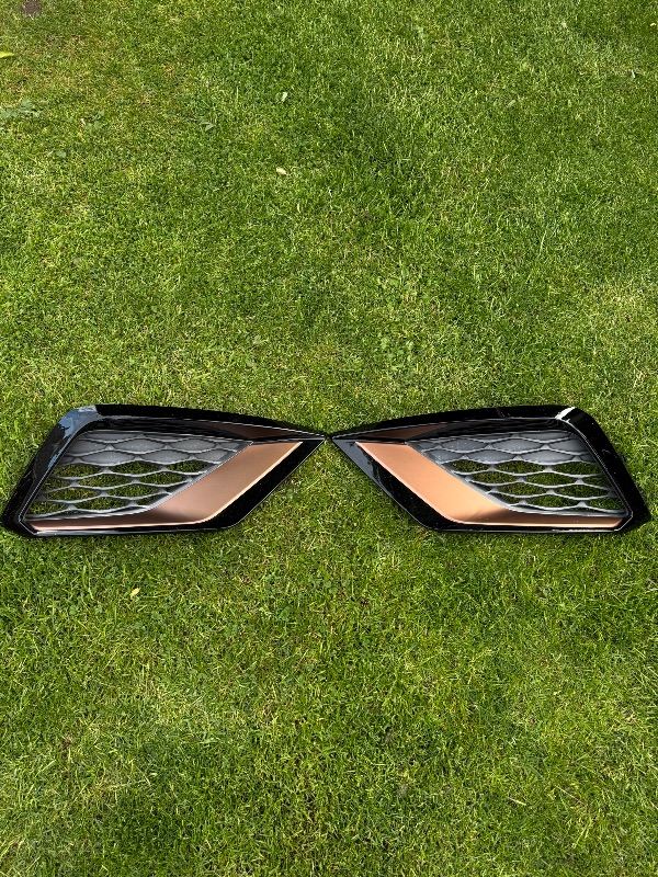 SEAT Leon Cupra R 2017-2020 Front Fog Light Grille Set Copper