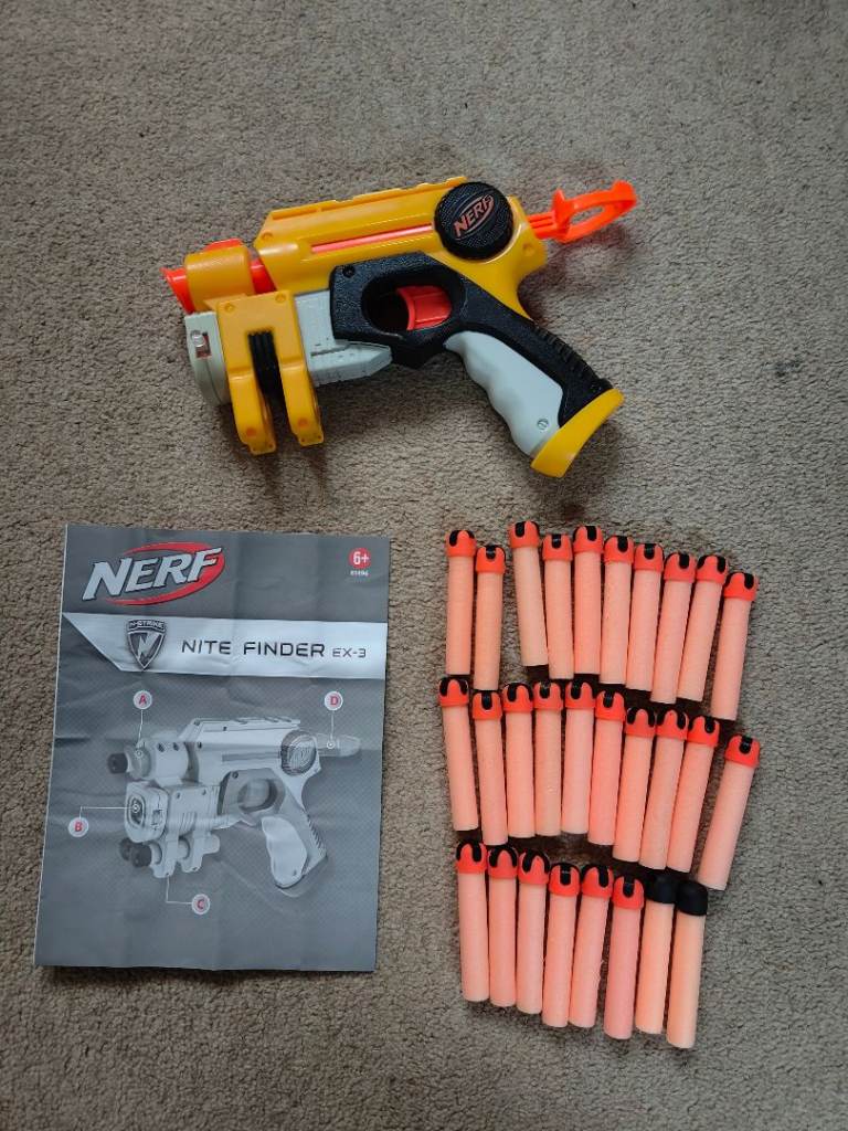 NERF Nite Finder EX-3 Dart Gun