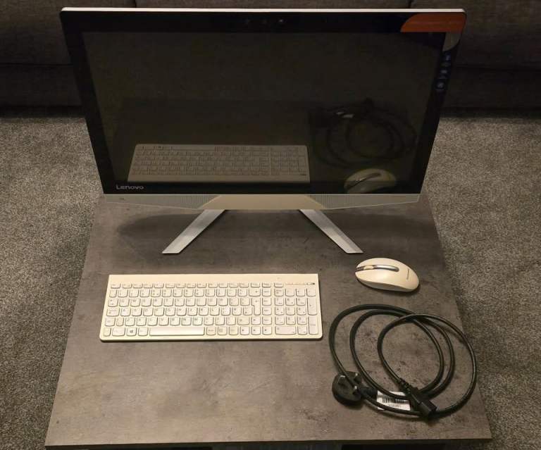 Lenovo All-in-One Desktop PC with Mouse & keyboard & Logitech Sound System