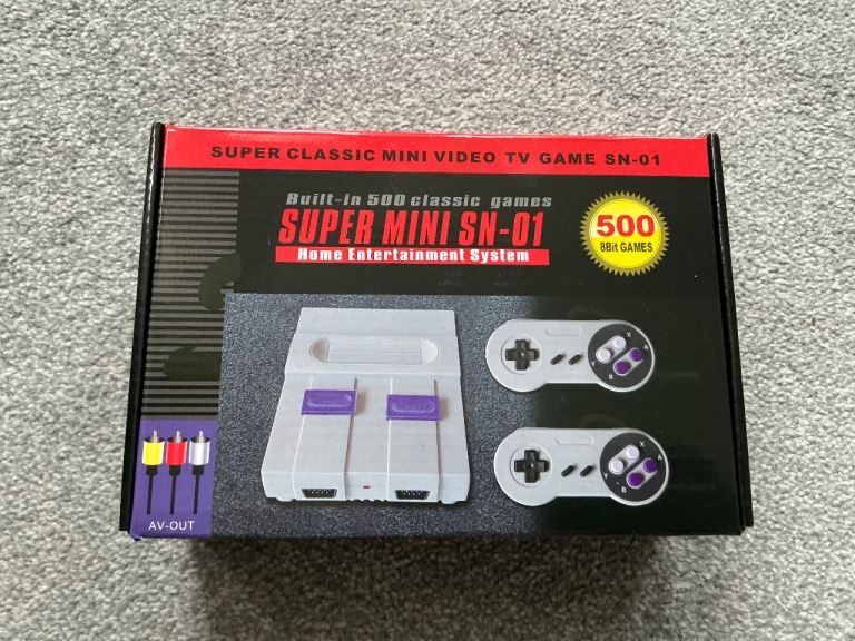 Classic Mini TV Game 500 8 Bit Game Entertainment System