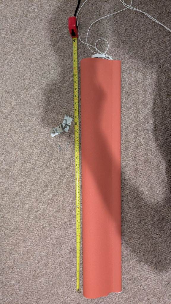 Free Kitchen Blind with mounting brackets