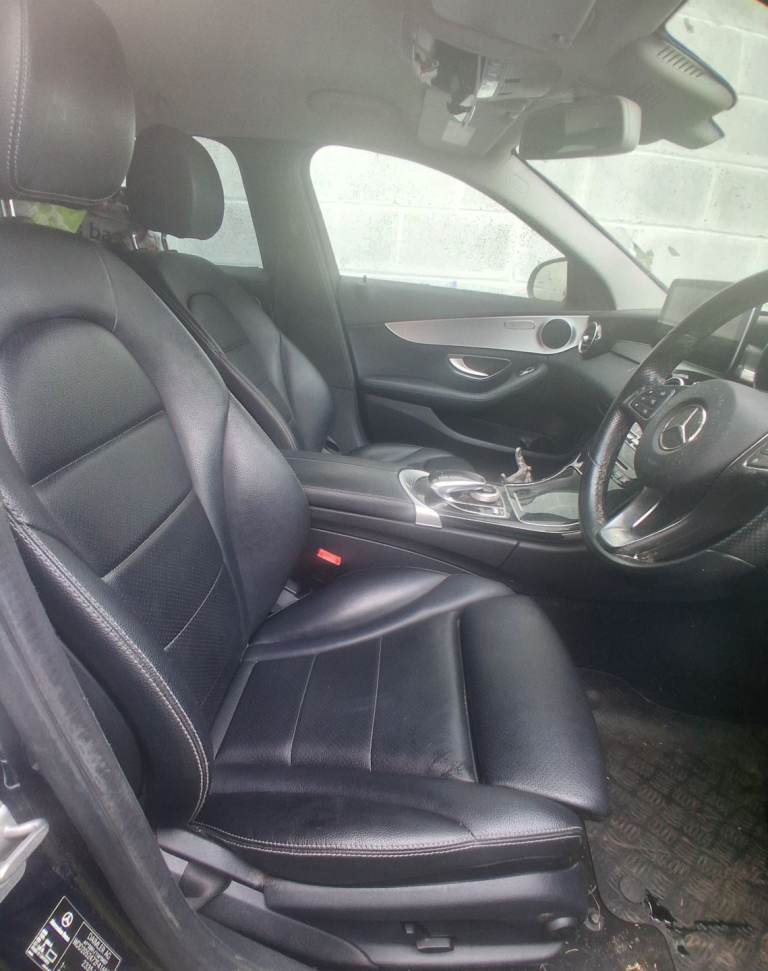 2017 MERCEDES C CLASS W205 S205 C CLASS BLACK HEATED LEATHER INTERIOR