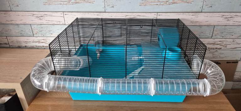 Hamster cage + accessories