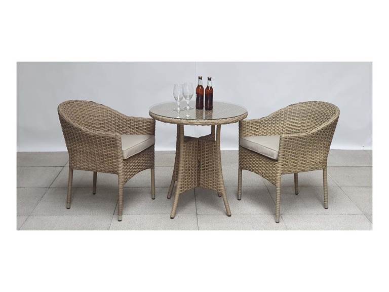 🌿 Signature Weave 2-Seater Bistro Set – Table + 2 Chairs – RRP £650