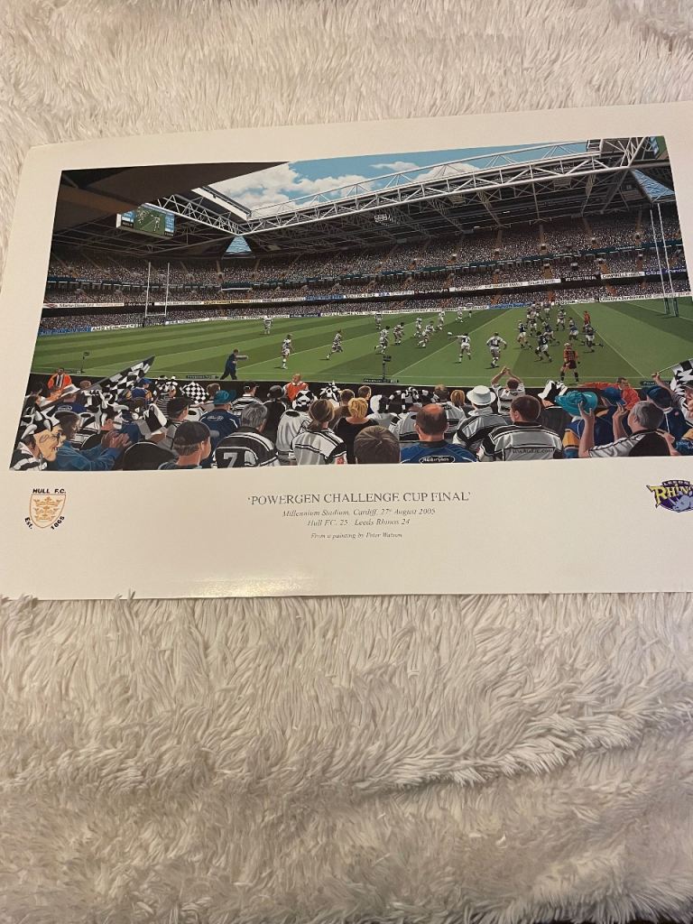 Hull fc 2005 challenge cup final winners print 