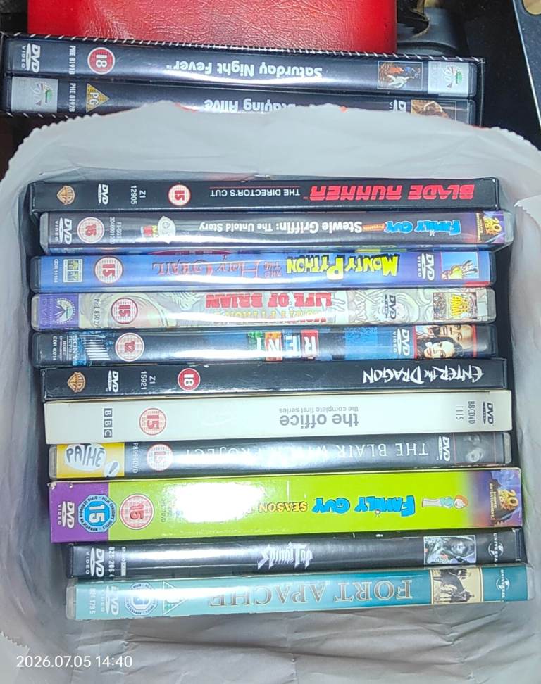 Assorted DVDs - film, TV series etc