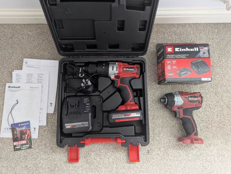 Einhell powertools lot: Drill & Impact Driver &