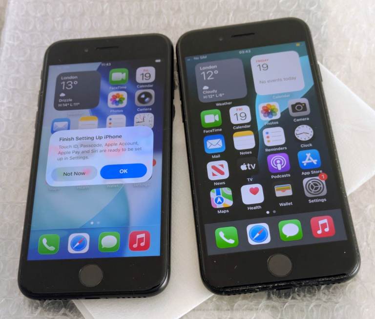 iPhone SE 2nd Gen 64GB Unlocked  iOS 26 £75 each for work,business, personal use