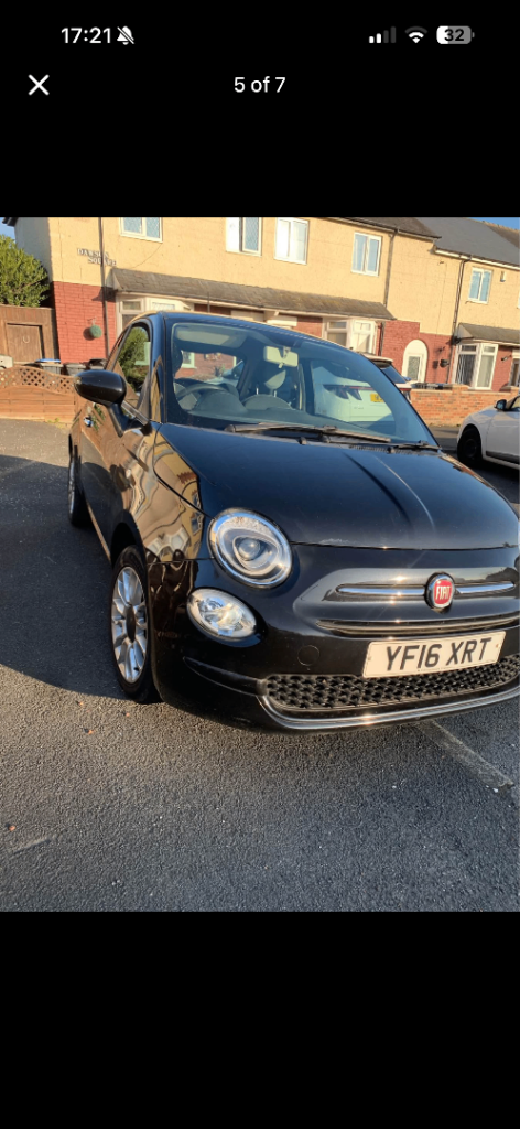 Fiat, 500, Hatchback, 2016, Manual, 1242 (cc), 3 doors